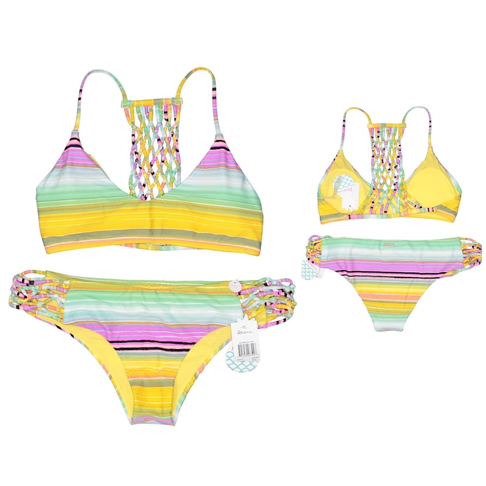 Raisins Newport Macrame Stripe Bikini